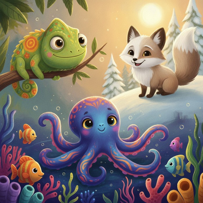 Animals That Change Colour to Survive the Day