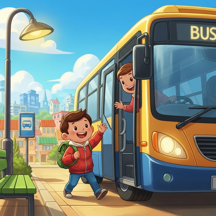 A Bus Ride to Town
