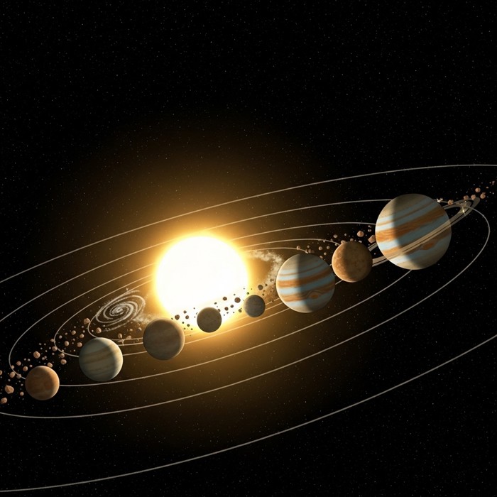 A Simple Look at the Solar System