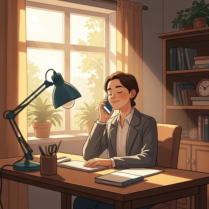 A Phone Interview From Home