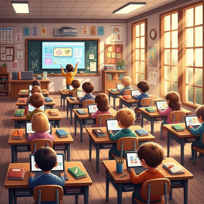 A Day in a Modern Classroom