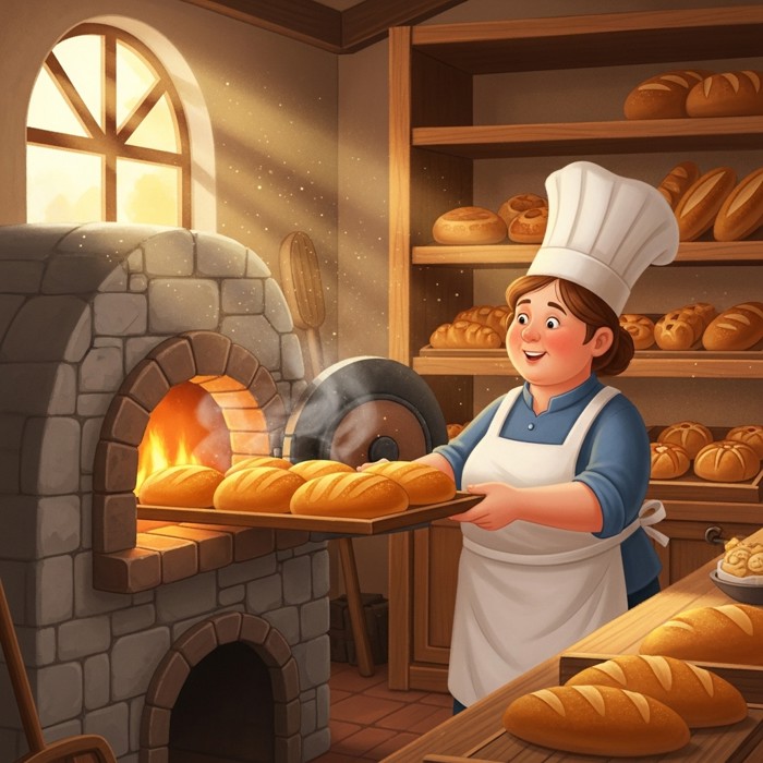 Mùi thơm của bánh mì mới nướng