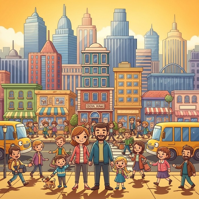 Sống ở một thành phố lớn, a story about City Life