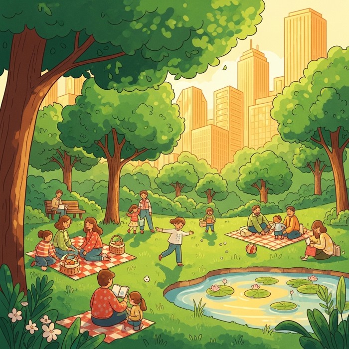 Những công viên giữa lòng thành phố, a story about City Life