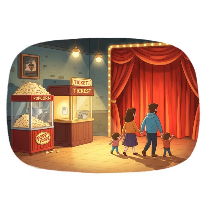 Đi xem phim tại rạp chiếu phim, a story about Movies