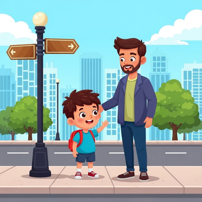 Cách hỏi đường, a story about Directions & Places